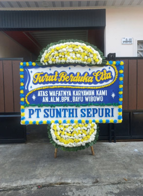 Papan Bunga Duka di Ilir Talo