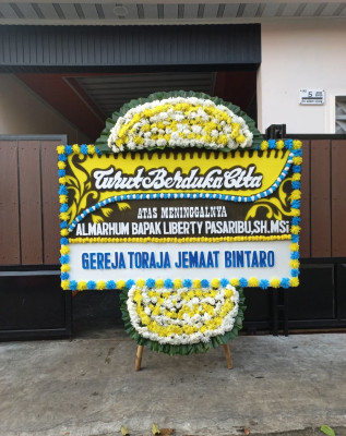 Papan Bunga Duka di Ilir Talo